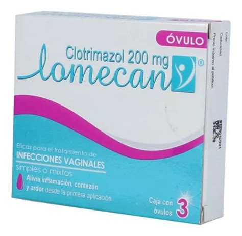 Lomecan 200 Mg Caja Con 3 Óvulos Vaginales En Venta En Miguel Hidalgo