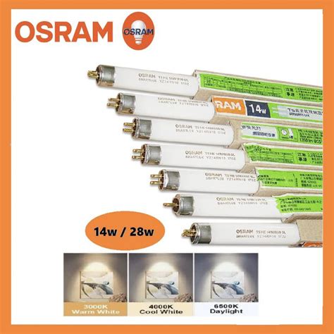 Osram T5 28w Tube Fluorescent Daylight Warmwhite Cool White Tube X 10