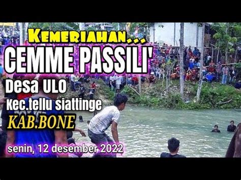 Viral Cemme Passili Pesta Rakyat Desa Ulo Kec Tellu Siattinge