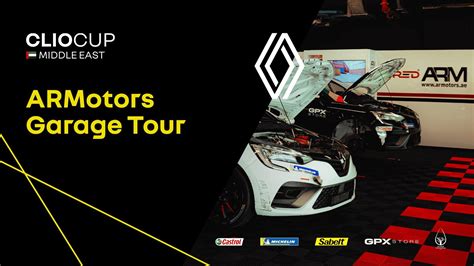 Armotors Garage Tour At Yas Marina Circuit Clio Cup Middle East Youtube