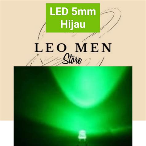 Jual Lampu Led 5mm Bening Putih Nyala Hijau Warna HIJAU Shopee Indonesia