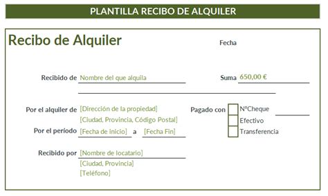 Recibo De Arrendamiento En Excel Actualizado Noviembre Themelower