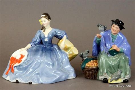 Royal Doulton Figures Elyse And Tuppence A Bag Royal Doulton Ceramics