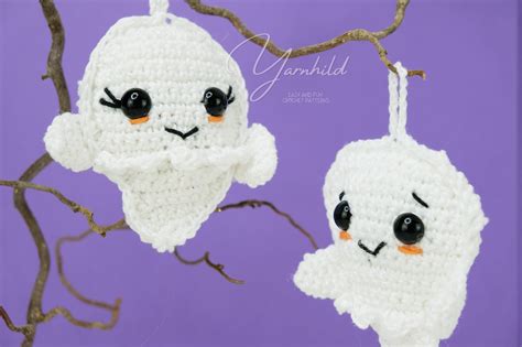 How To Crochet A Ghost Halloween Cal Part Free Crochet Ghost Pattern