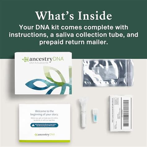 AncestryDNA Genetic Test Kit: Personalized Genetic Results, DNA Ethnic ...