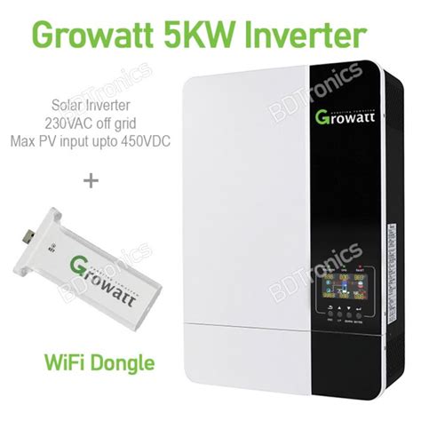 GROWATT SPF 5000 ES WiFi 48V 5KW Off Grid Intelligent Pure Sine Wave