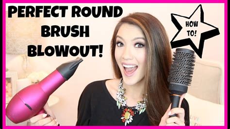 How To Perfect Round Brush Blowout Blair Fowler Youtube