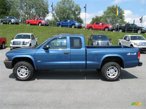 2004 Atlantic Blue Pearl Dodge Dakota Sxt Club Cab 4x4 52724591 Photo 23 Car