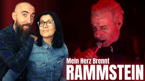 Rammstein Mein Herz Brennt Piano Version Live Reaction With My