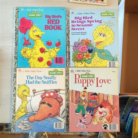 Sesame Street Other Sesame Street Little Golden Books Set Of Four Poshmark