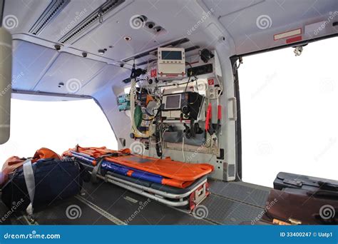 An Empty Ambulance Helicopter Royalty Free Stock Photography - Image ...