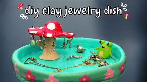 Diy Clay Jewelry Holder Dish Youtube