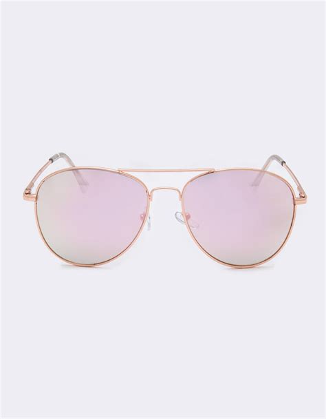 Revo Lens Aviator Sunglasses Gold Tillys