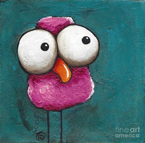 The Pink Bird Painting By Lucia Stewart Pixels