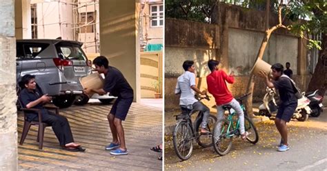 Mumbai Content Creator Pranks People With Empty Bucket