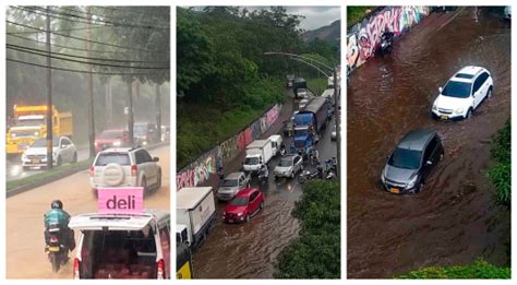 Fuerte aguacero de este martes causó inundaciones en deprimidos y vías