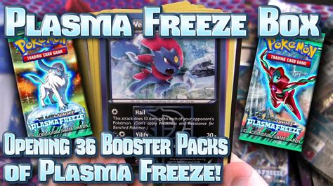 Pok Mon Black White Plasma Freeze Booster Box Opening Youtube