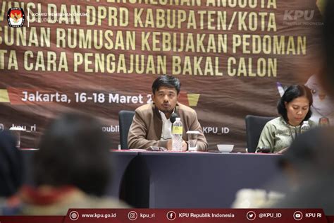 KPU RI On Twitter Idham Menekankan Pentingnya Masukan Hasil Diskusi