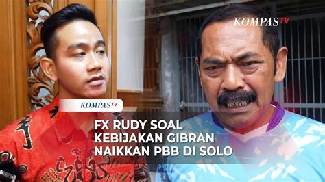 FX Rudy Soroti Soal Kebijakan Gibran Naikkan PBB Solo Lakukan