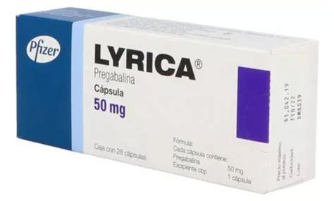 Lyrica 50 Mg 28 Cápsulas MercadoLibre