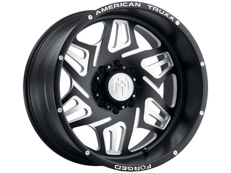 American Truxx Forged Milled Matte Black ATF 1908 Orion Wheel ATR