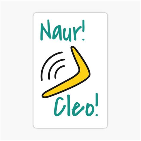 Naur Cleo Sticker For Sale By Ange Heim Redbubble