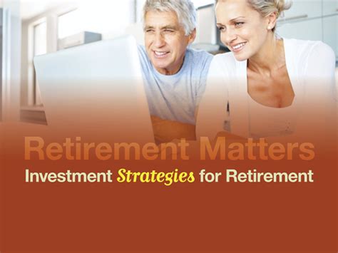 Investment Strategies For Retirement Apple And Associates