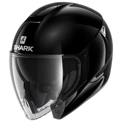 Shark Citycruiser Blank Open Face Helmet Black Motardinn