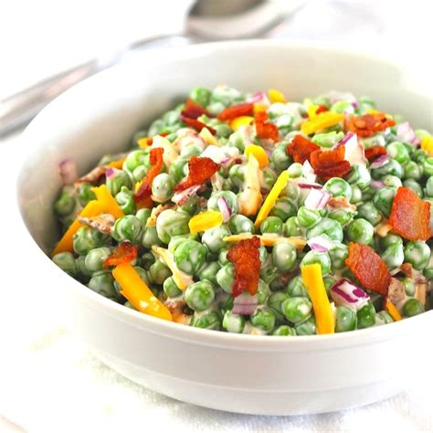 Classic Creamy Pea Salad • Now Cook This