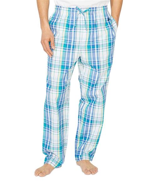 Nautica Mens Cotton Plaid Pajama Pants Macys