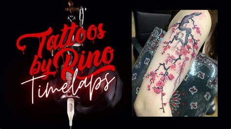 Painterly Cherry Blossom Tattoo Youtube