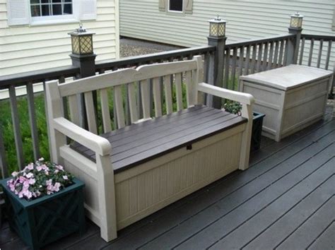 Outdoor Bench with Storage - The Owner-Builder Network