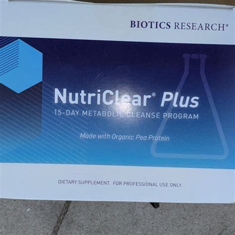 Biotics Research Nutriclear Plus Day Metabolic Cleanse Program Ebay