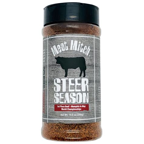 Meat Mitch Steer Season Rub Meadow Creek Barbecue Supply