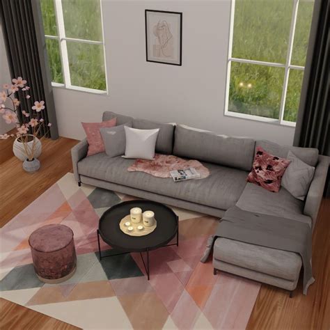 Living Room Blender Scene My Sims World In Sims Cc