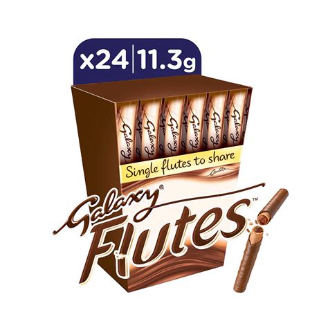 Galaxy® Flutes Singles 113g X24 Snack Circus Inc