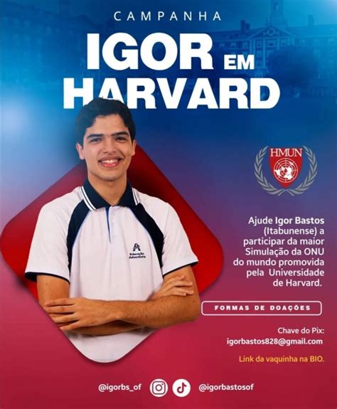 Estudante Itabunense Pede Ajuda Para Ir À Harvard IlhÉus 24h