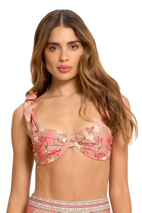 Cosita Linda Abloom Handgemaakte Beugel Bikini Top