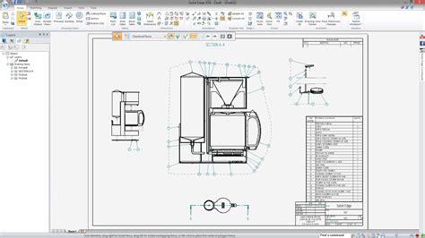 SOLID EDGE ST8 ASSEMBLY DRAFTING YouTube