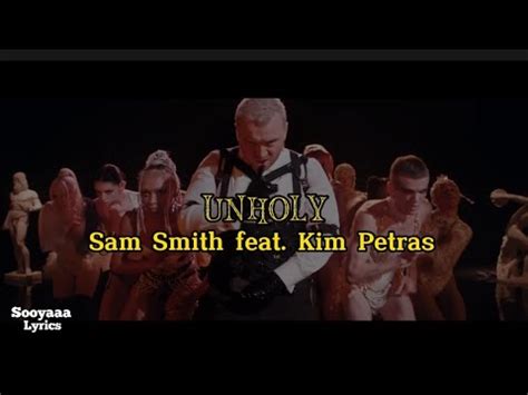 SAM SMITH UNHOLY FEAT KIM PETRAS TRADUÇÃO PT BR YouTube