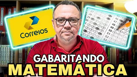 Concurso dos Correios 2024 Gabaritando a Matemática IADES YouTube