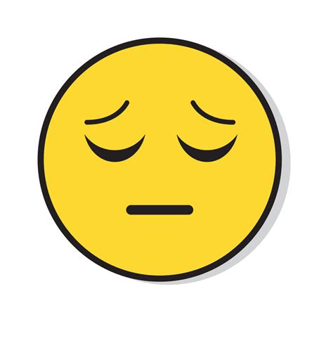 Emoji Sad Face clipart - ClipartLib