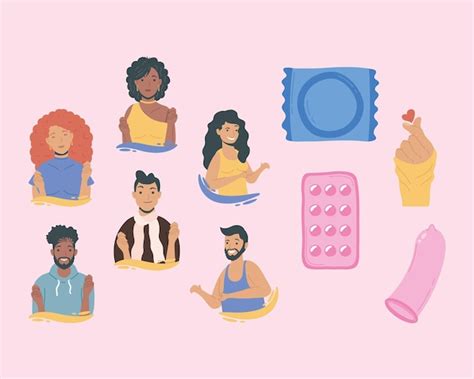 Premium Vector Ten Sexual Health Day Set Icons