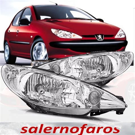 Optica Peugeot 206 Vidrio Liso Parabola Simple SALERNOFAROS