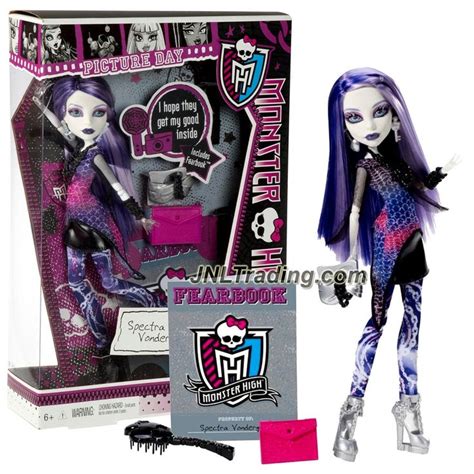 Year 2012 Monster High Picture Day Series 11 Inch Doll Set Spectra Vondergeist With Purse