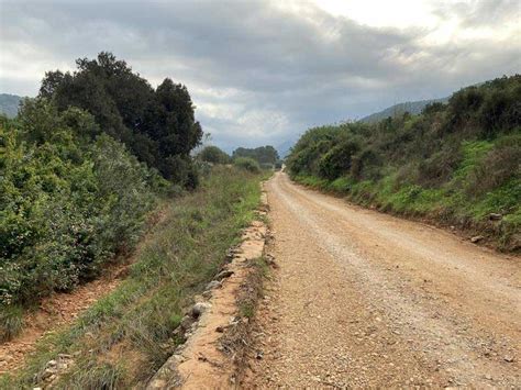 Finalitzen les obres de retirada dasfalt del Camí del Barranc de la