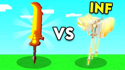 1 Rageblade Vs Inf Op Hammers Roblox Bedwars Youtube