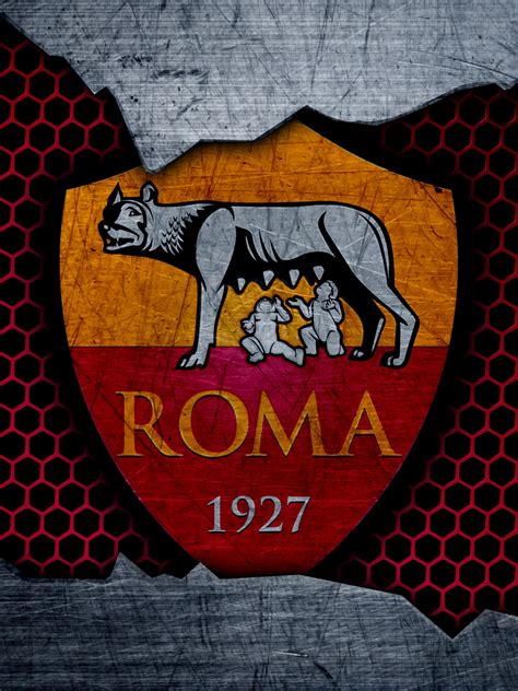 Download wallpaper wallpaper, sport, logo, football, Roma, section ...