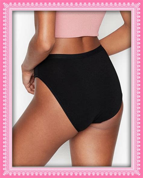 1 Victoria S Secret Stretch Cotton High Leg Brief Panty Large New ~u Pick~ Ebay