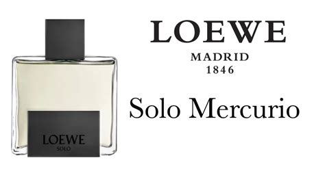 Обзор Аромата Loewe Solo Mercurio Loewe YouTube